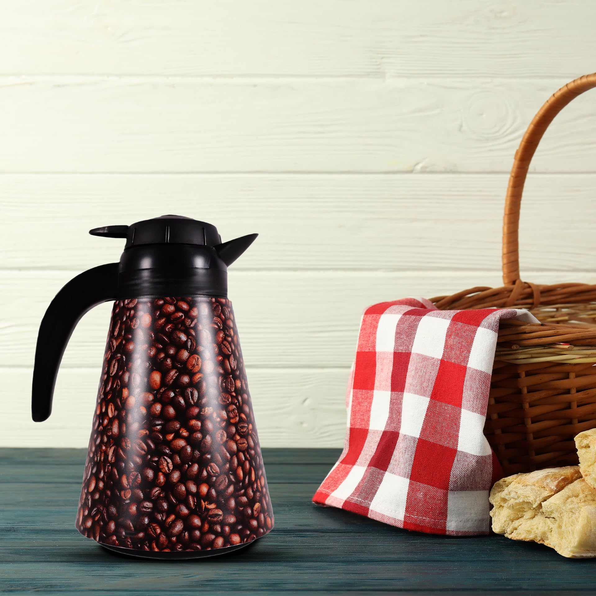 Herevin Conical Vacuum Flask – 1.2L Stainless Steel, – Safqqa Egypt