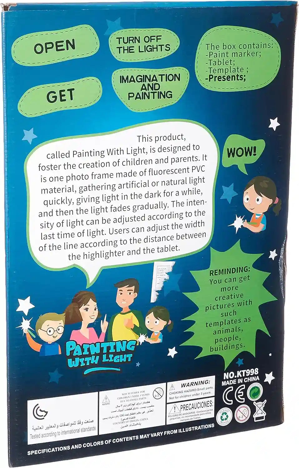 Painting with Light Table for Kids & Family - Ages 6+ (Large) - Safqqa Egypt