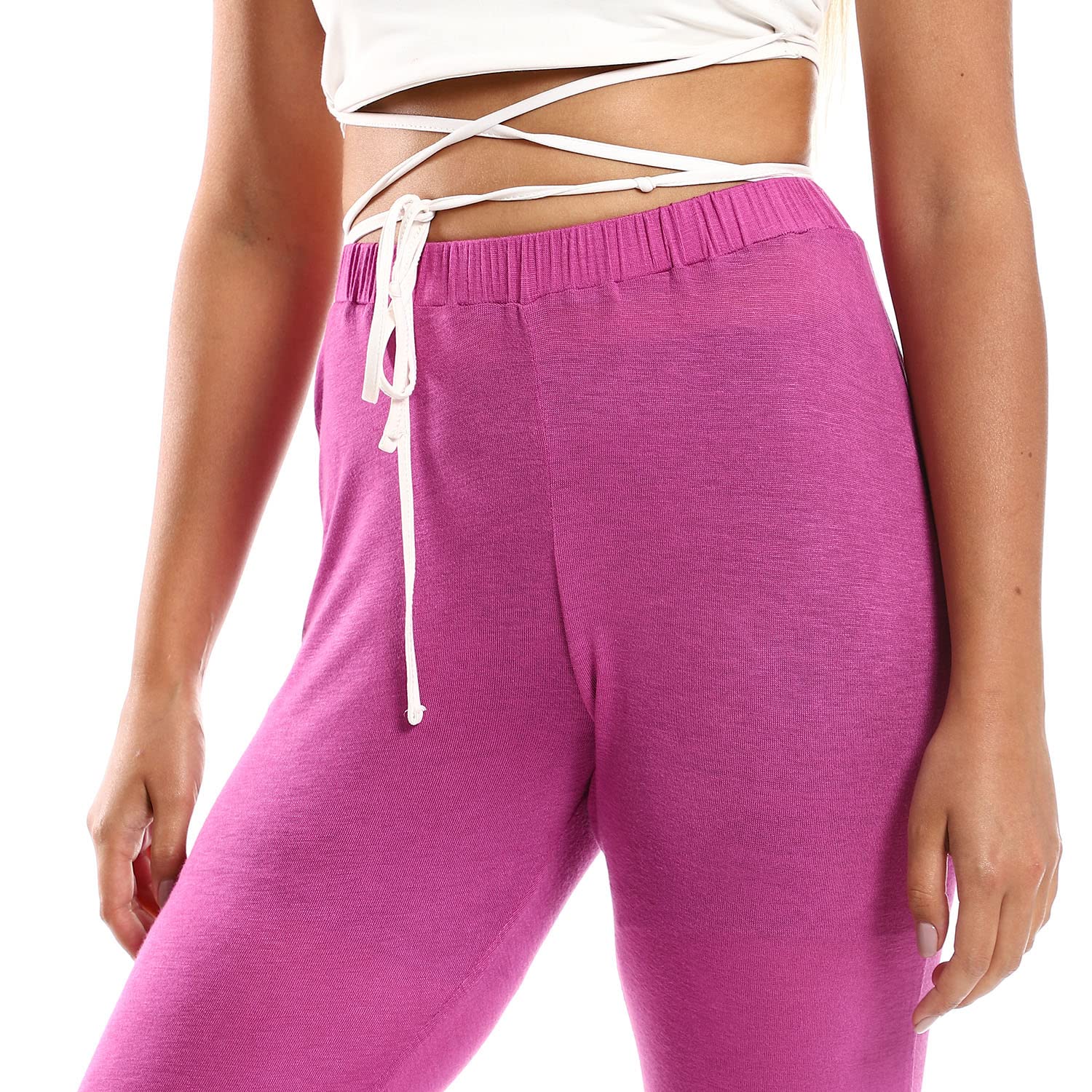 JAMILA Women Flare Fit Solid Pants PANTS - Safqqa Egypt