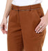 ESLA Women’s Solid Cotton Pants