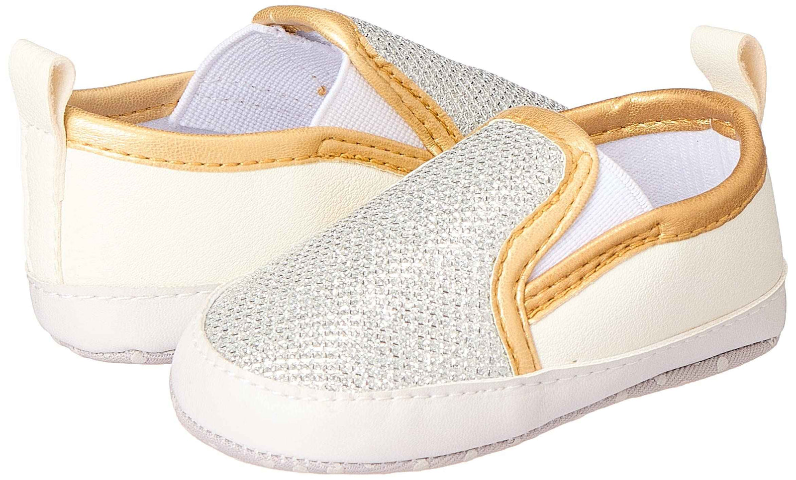 Mix & Max Faux Leather Elastic Side Panel Slip on Shoes for Girls - Safqqa Egypt