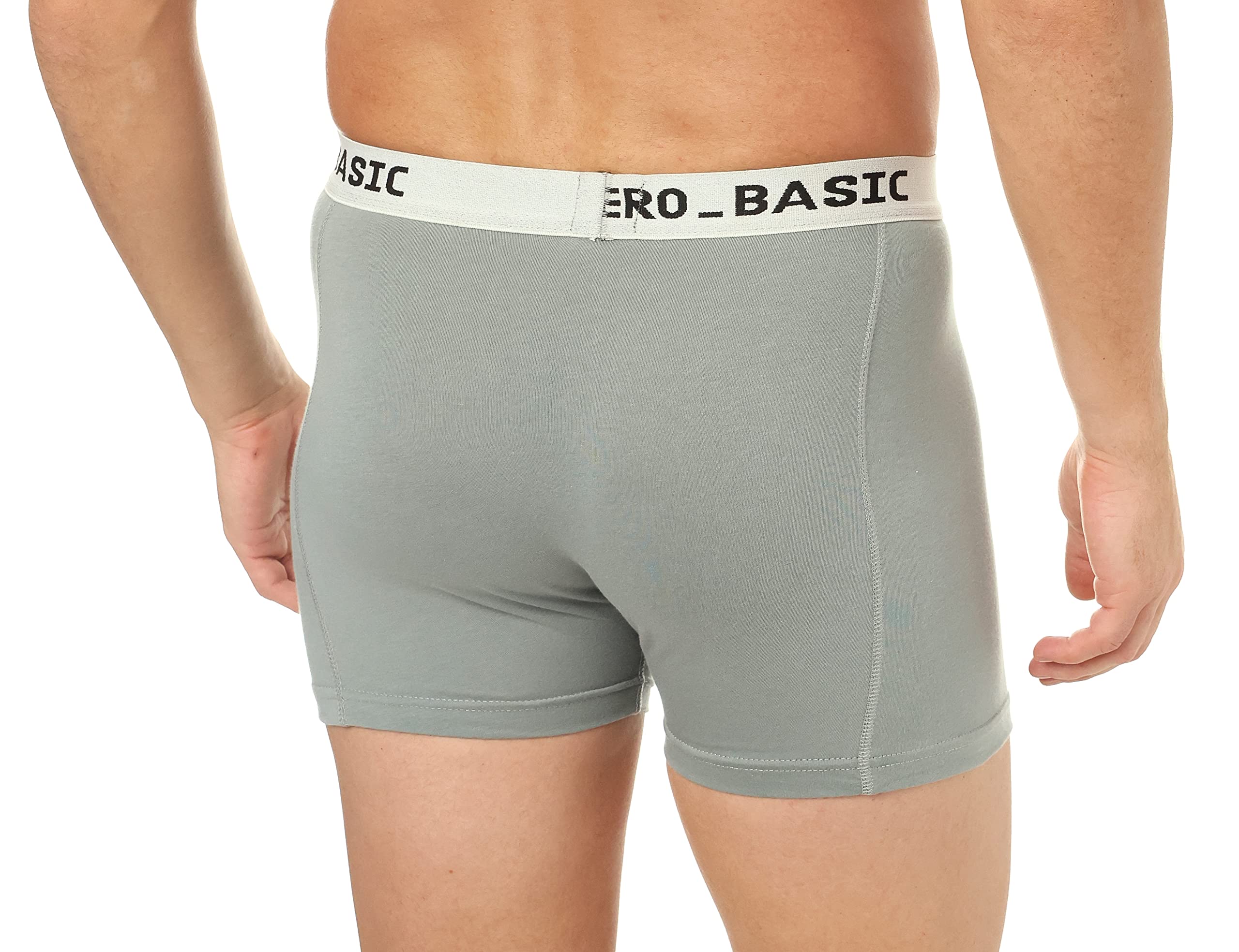 Hero Basic Men’s Set – 3 Double V-Neck T-Shirts + Free Boxer (Pack of 4)