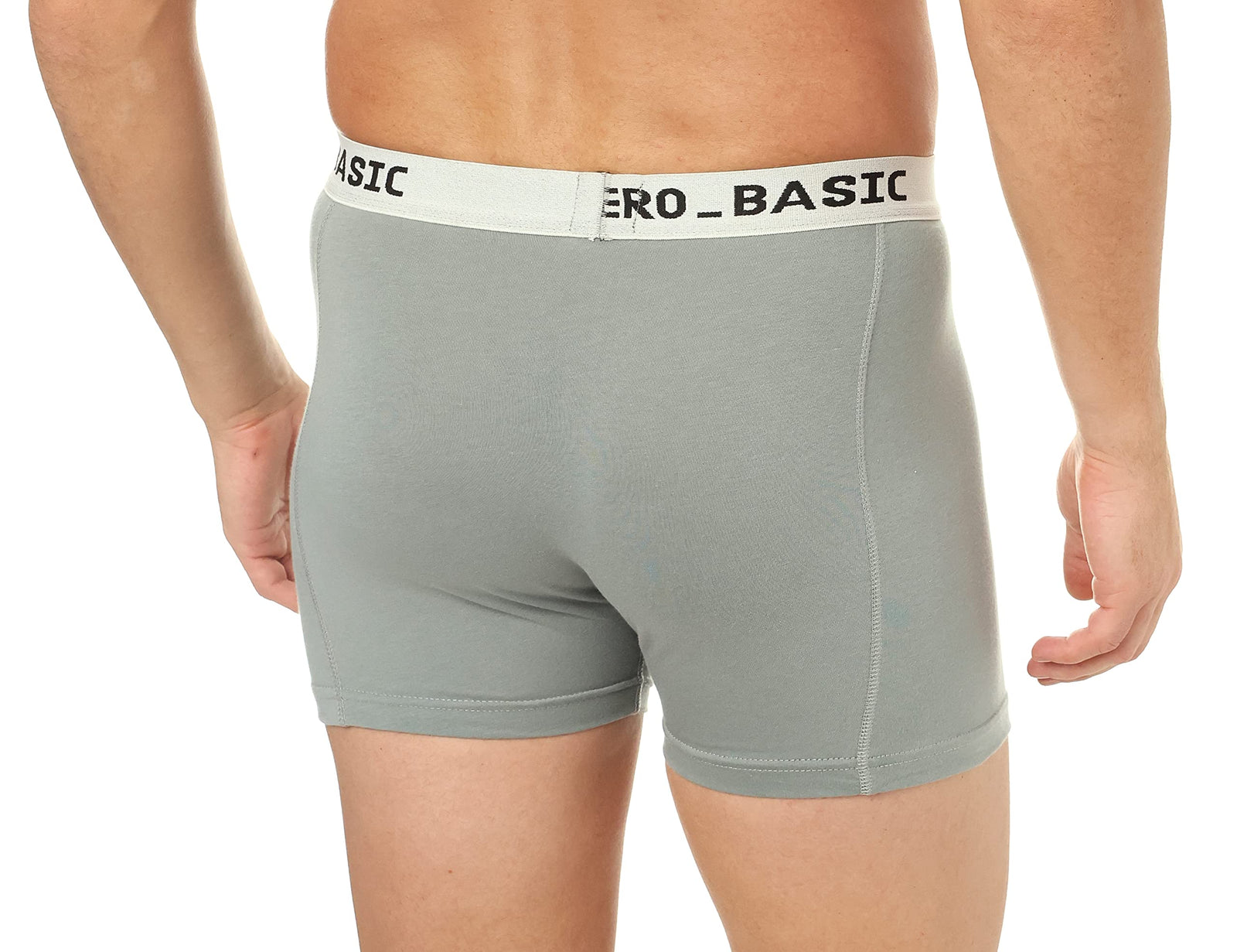 Hero Basic Men’s Set – 3 Double V-Neck T-Shirts + Free Boxer (Pack of 4)