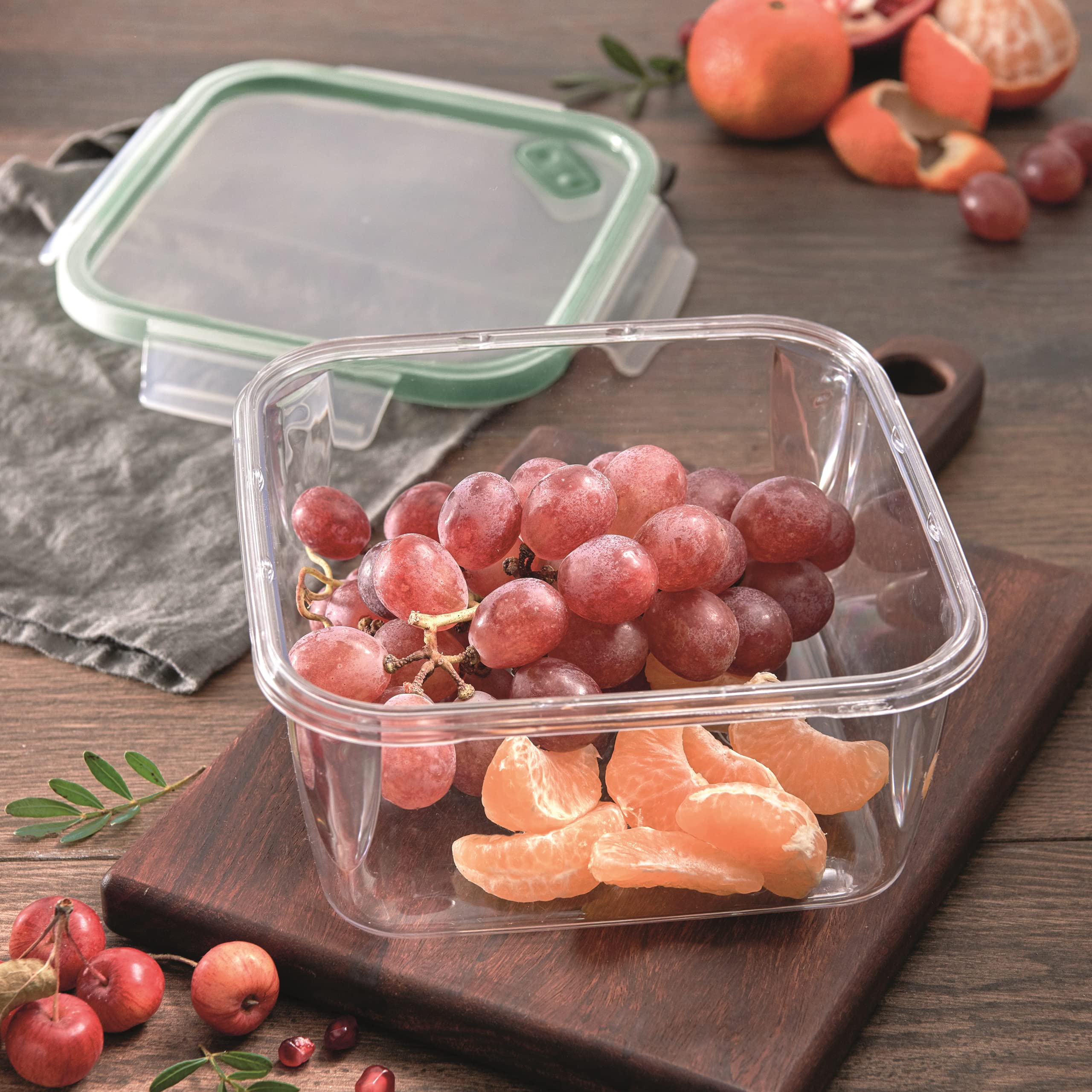 احفظ طعامك طازجاً ومنظماً مع علبة حفظ الطعام من سنبس المصنوعة من البلاستيك عالي الجودة بسعة 1.4 لتر وشكل مربع عملي – Safqqa Egypt