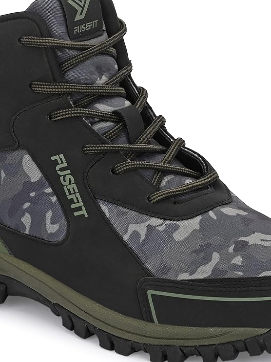 Fusefit Men Shoes Olive Black Casual Lightweight Sneakers – Safqqa Egypt
