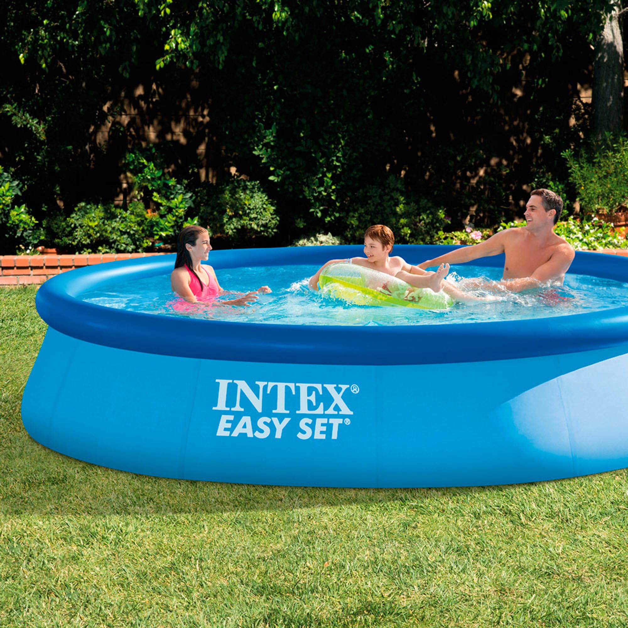 Intex Easy Set Swimming Pool with Pump and Filter – Quick Setup & Fun