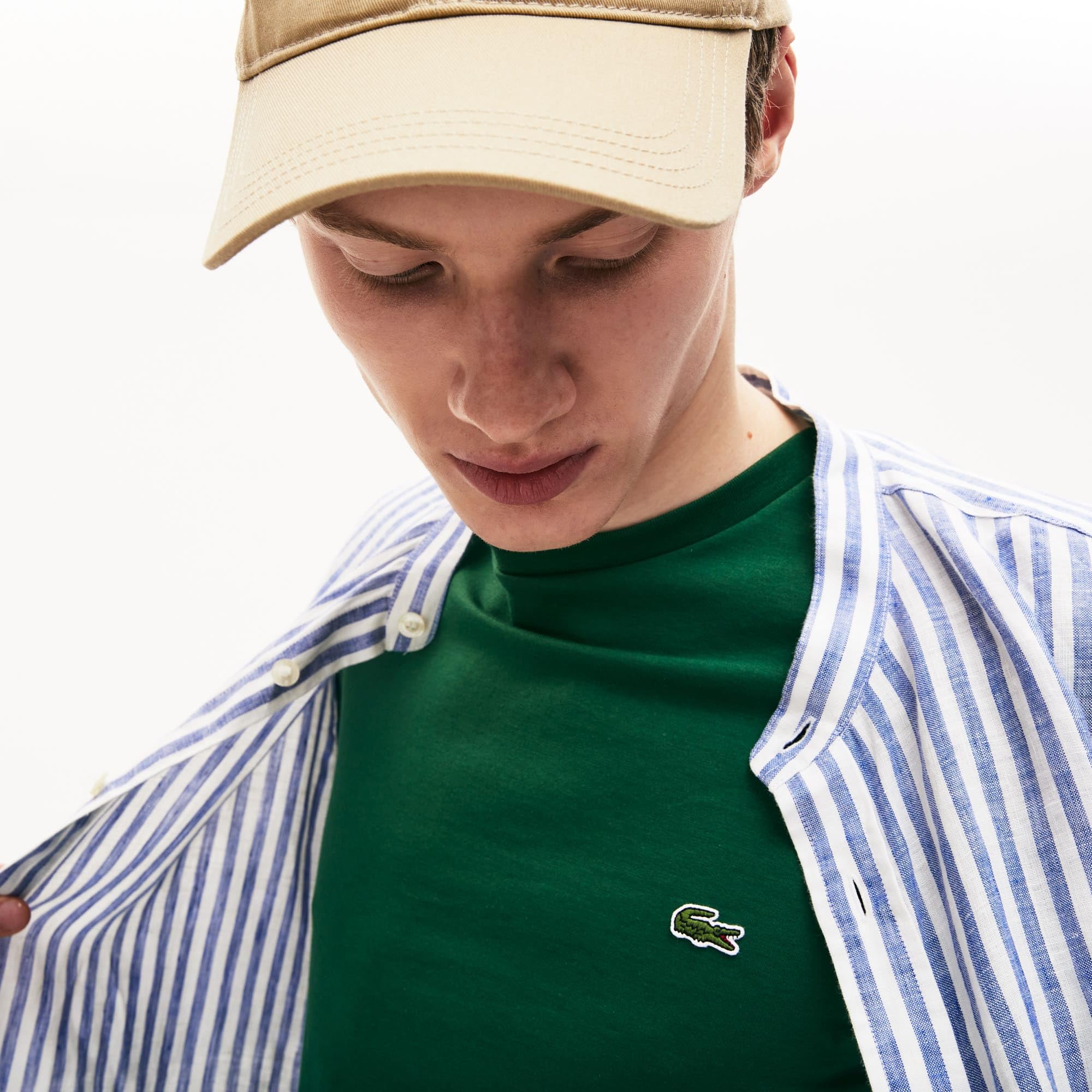 Lacoste Mens Classic TH6709 T-Shirts