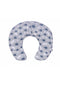 Junior Baby Unisex Pillow, Printed Indego, 3 Months