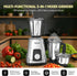 Nikai NB984A 3-in-1 Blender 900W 1.5L Stainless Steel Jars Silver - Have Scratches
