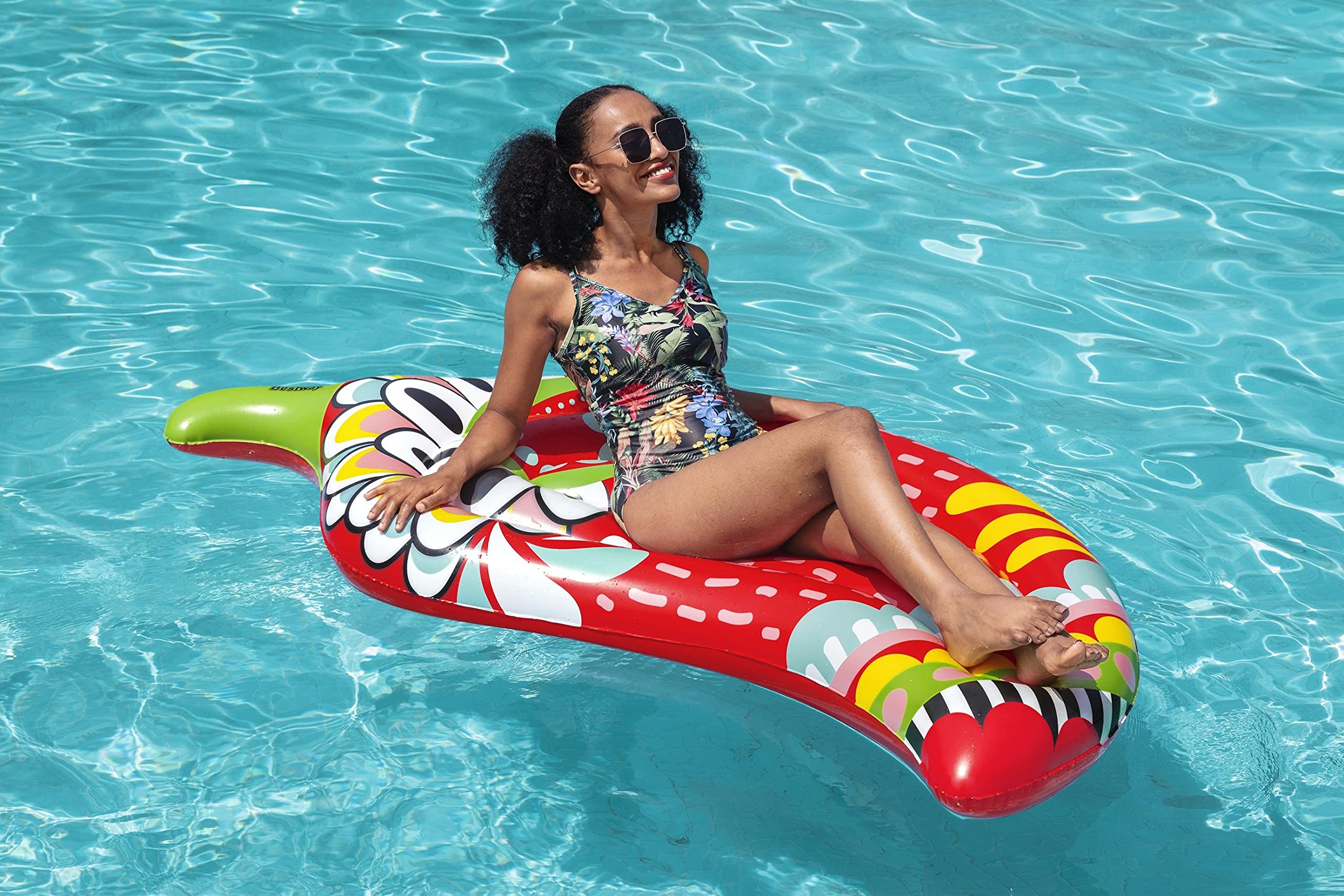 Bestway Flirty Fiesta Pepper Lounge Tube – Fun Pool Float – Safqqa Egypt