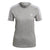 Adidas Women's 3-Stripes T-Shirt (Short Sleeve) - Medium Grey Heather, Model GL0785