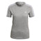 Adidas Women's 3-Stripes T-Shirt (Short Sleeve) - Medium Grey Heather, Model GL0785