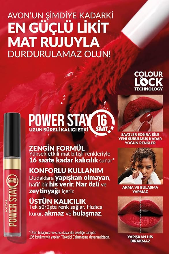 Avon Liquid Lipstick 6ml Mauve Long Lasting Matte Lip Color