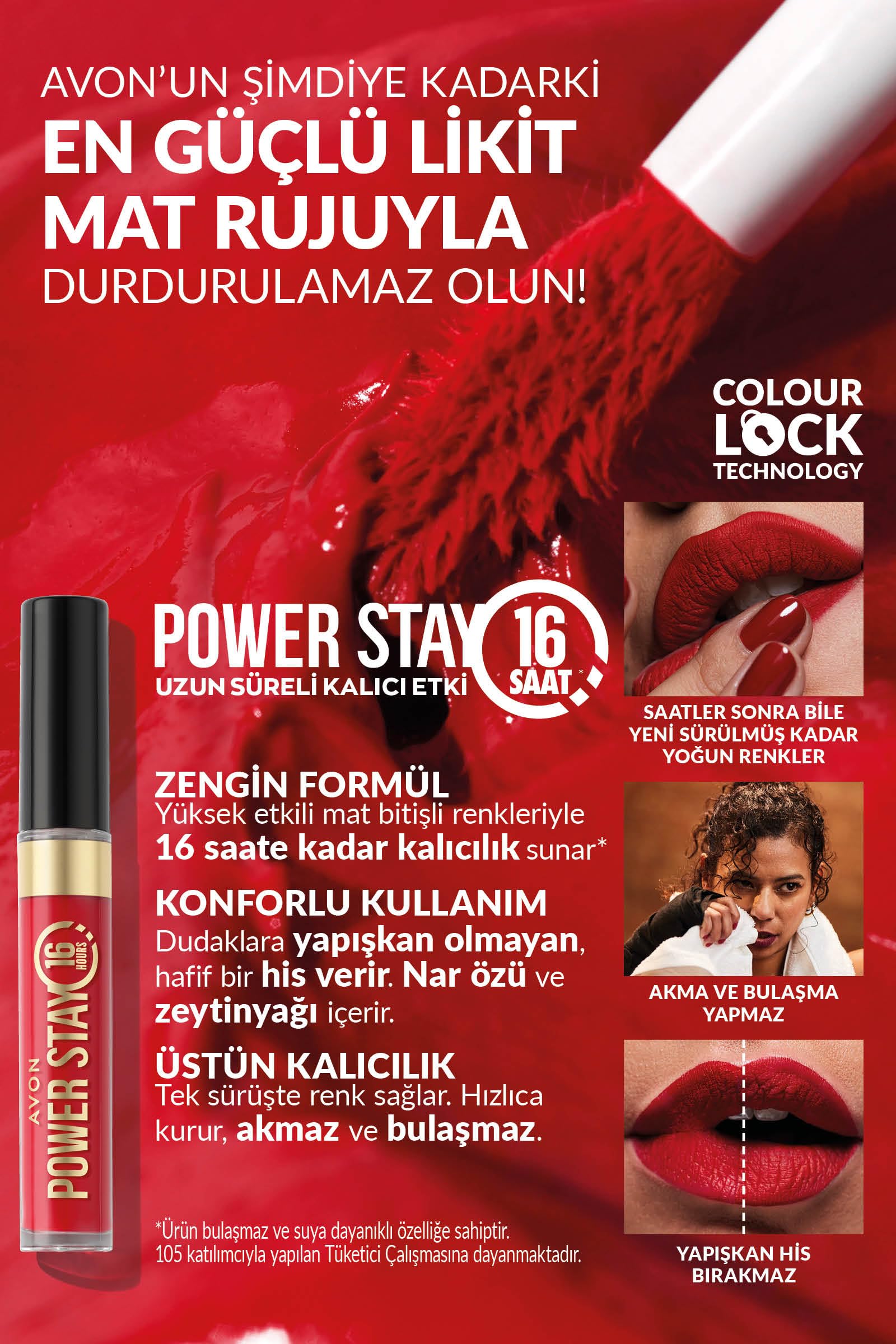 Avon Power Stay Reinvention Liquid Lipstick – Long-Lasting 6ml