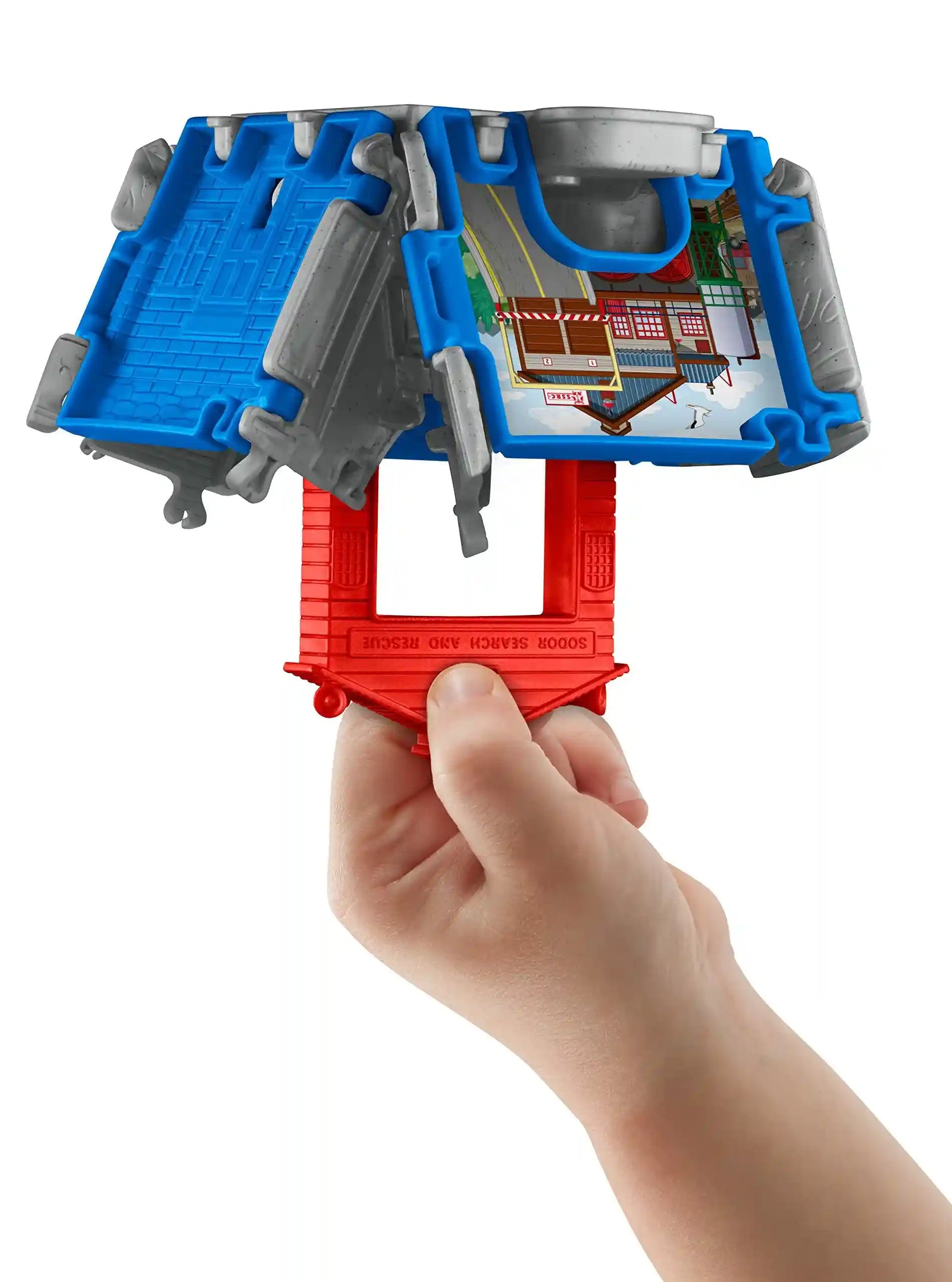 مجموعة Thomas & Friends - مغامرات في مركز الإنقاذ تقدم تجربة لعب ممتعة للأطفال. تحتوي المجموعة على توماس وأصدقائه في مغامرة مستوحاة من الإنقاذ، مما يشجع الأطفال على اللعب الإبداعي 