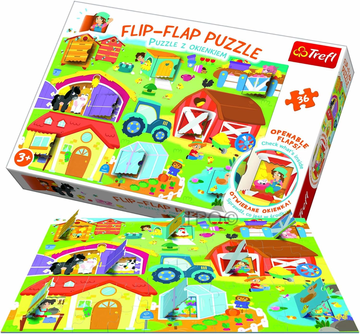 Trefl 14271 Flip-Flap Puzzle, Multi-Color