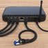 KabelDirekt – 5x 1.5m – كابل Ethernet، كابل LAN، كابل الشبكة – متوفر في 0.25-30m (سرعة الألياف الضوئية لشبكات Gigabit بسرعة 1 جيجابت في الثانية، للمحولات/أجهزة التوجيه/أجهزة المودم مع RJ45، أسود/فضي)