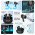 Honeywell Moxie V1200 True Wireless Bluetooth Earbuds – 26H Playtime, Type-C Fast Charging, IPX4 Water Resistant, Bluetooth 5.3, Touch Control, Voice Assistant – Black
