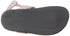 Bellino Flower Embellished Velcro Closure Back Strap Thong Sandals for Girls