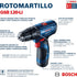 Bosch Professional GSB 120-LI Cordless Hammer Drill with 2 Batteries and Case