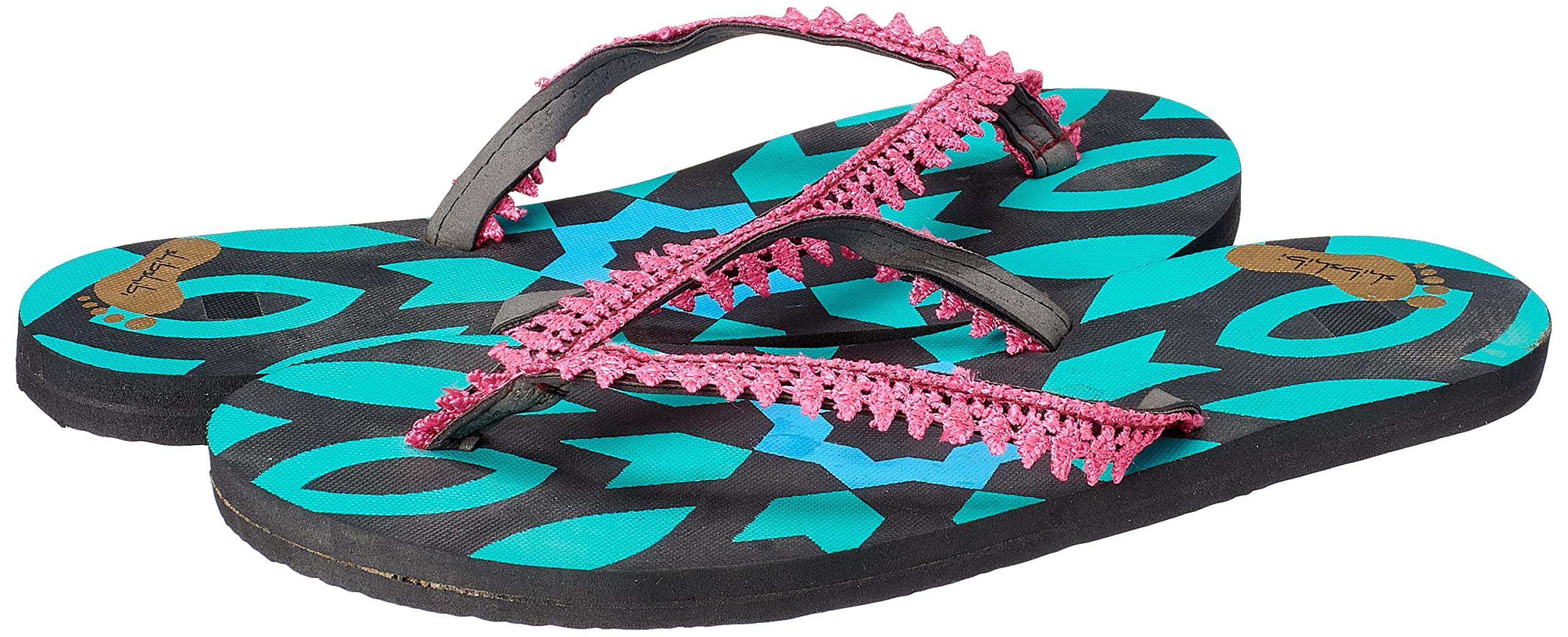 Shibshibi Rubber Flip Flop Slipper For Women - Safqqa Egypt
