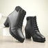 Burwood Women’s Lace-Up Zipper Boots - Safqqa