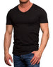 JACK & JONES T-Shirts For Men's Basic V-Neck Short-Sleeves T-Shirts - Safqqa