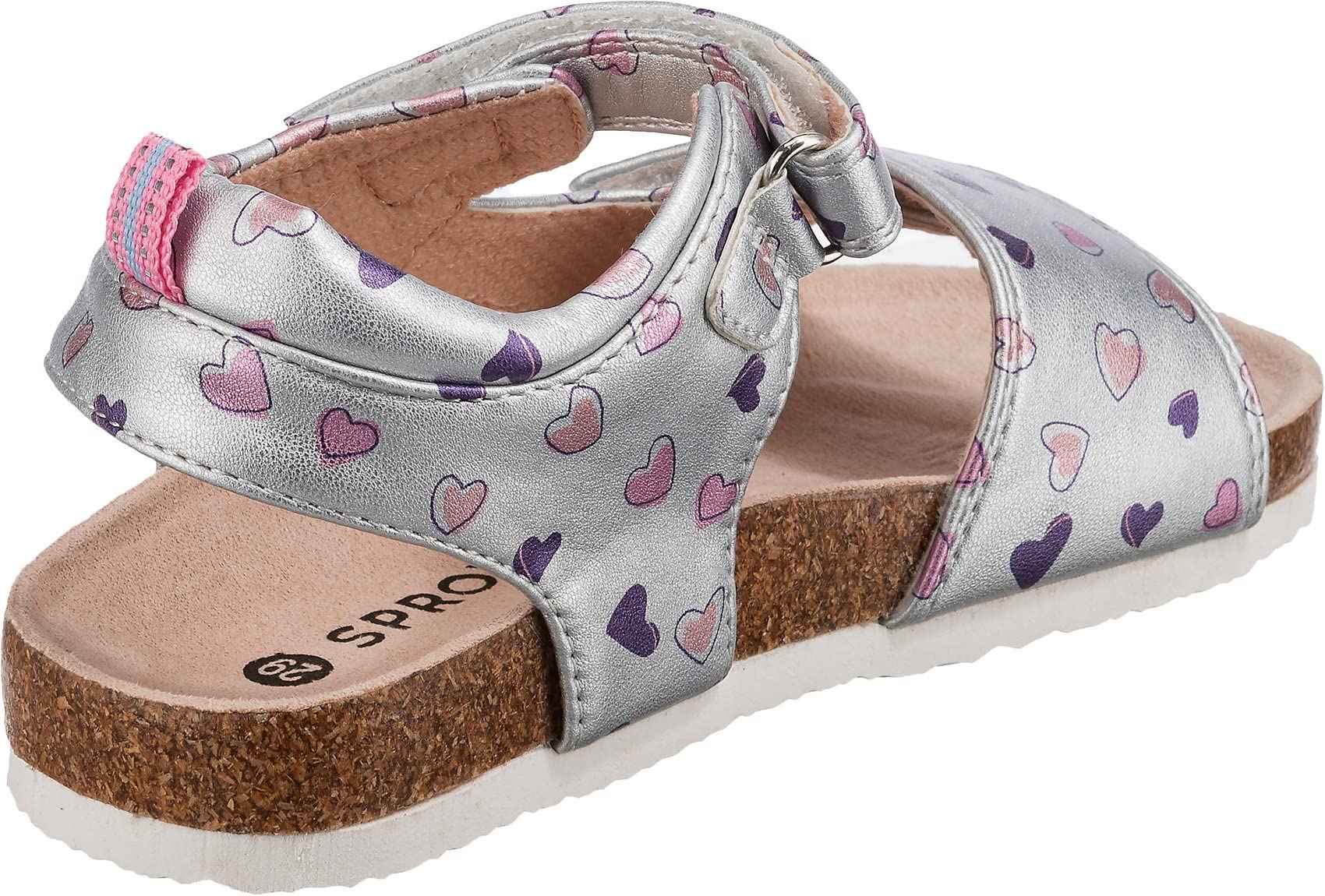 Sprox Polyurethane Velcro Strap Open Toe Sandal printed Hearts for - Safqqa Egypt