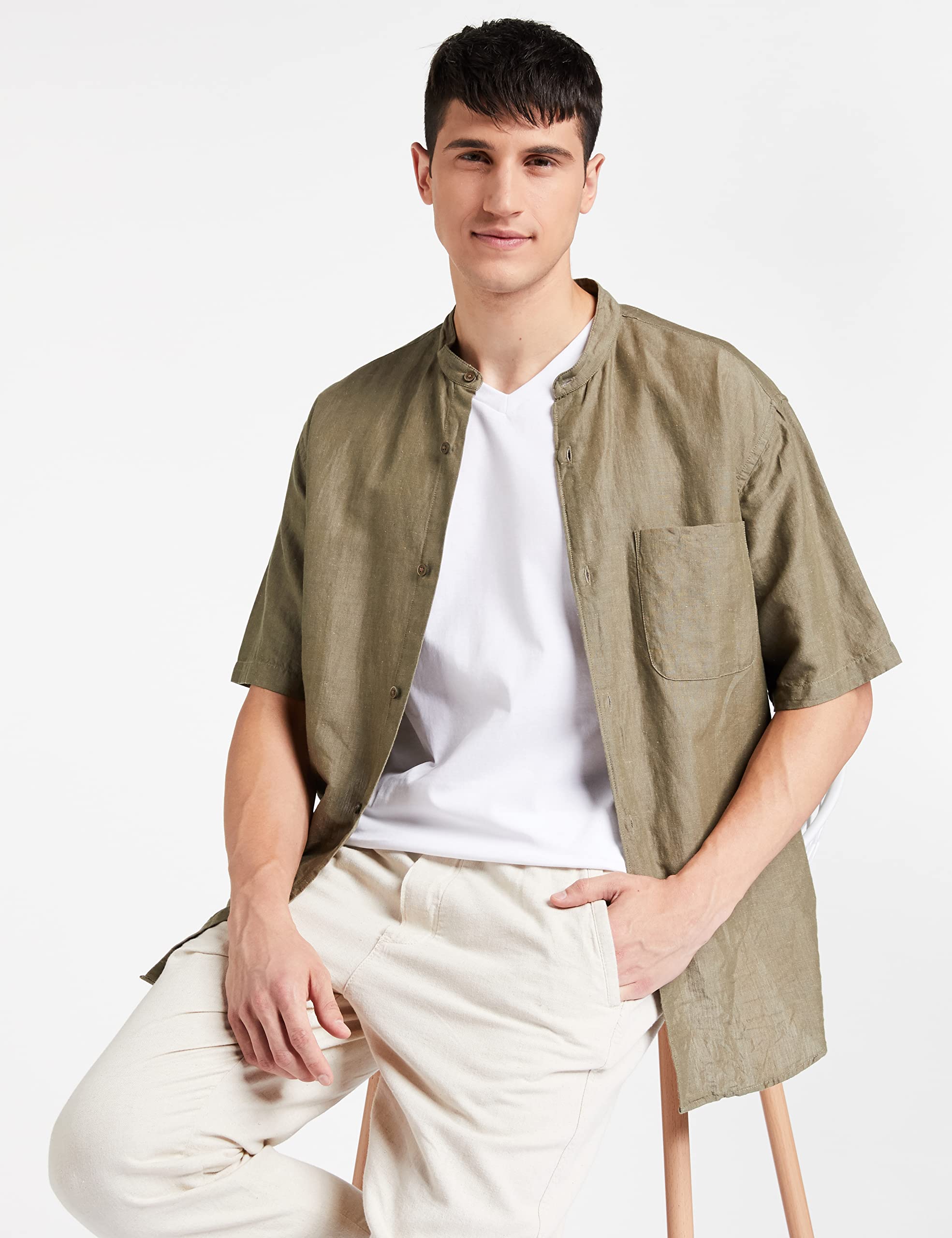 Symbol Men’s Solid Regular Fit T-Shirt – Classic & Comfortable – Safqqa Egypt