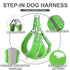 Fida Step-in Dog Harness, Superior Reflective Puppy Vest Harness- All Weather Air Mesh, Adjustable Harness for for Large Dogs (L, Green) - Safqqa Egypt