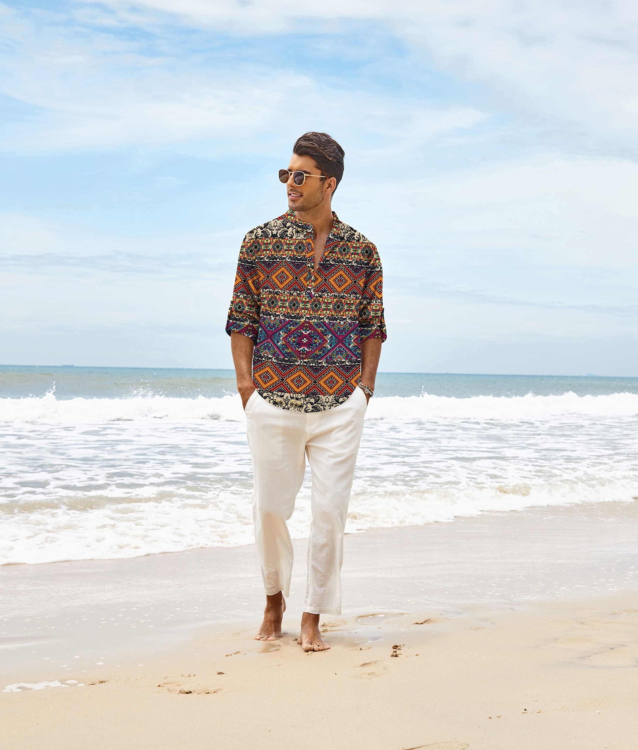 COOFANDY Shirts For mens Ideal for casual outings, or formal events