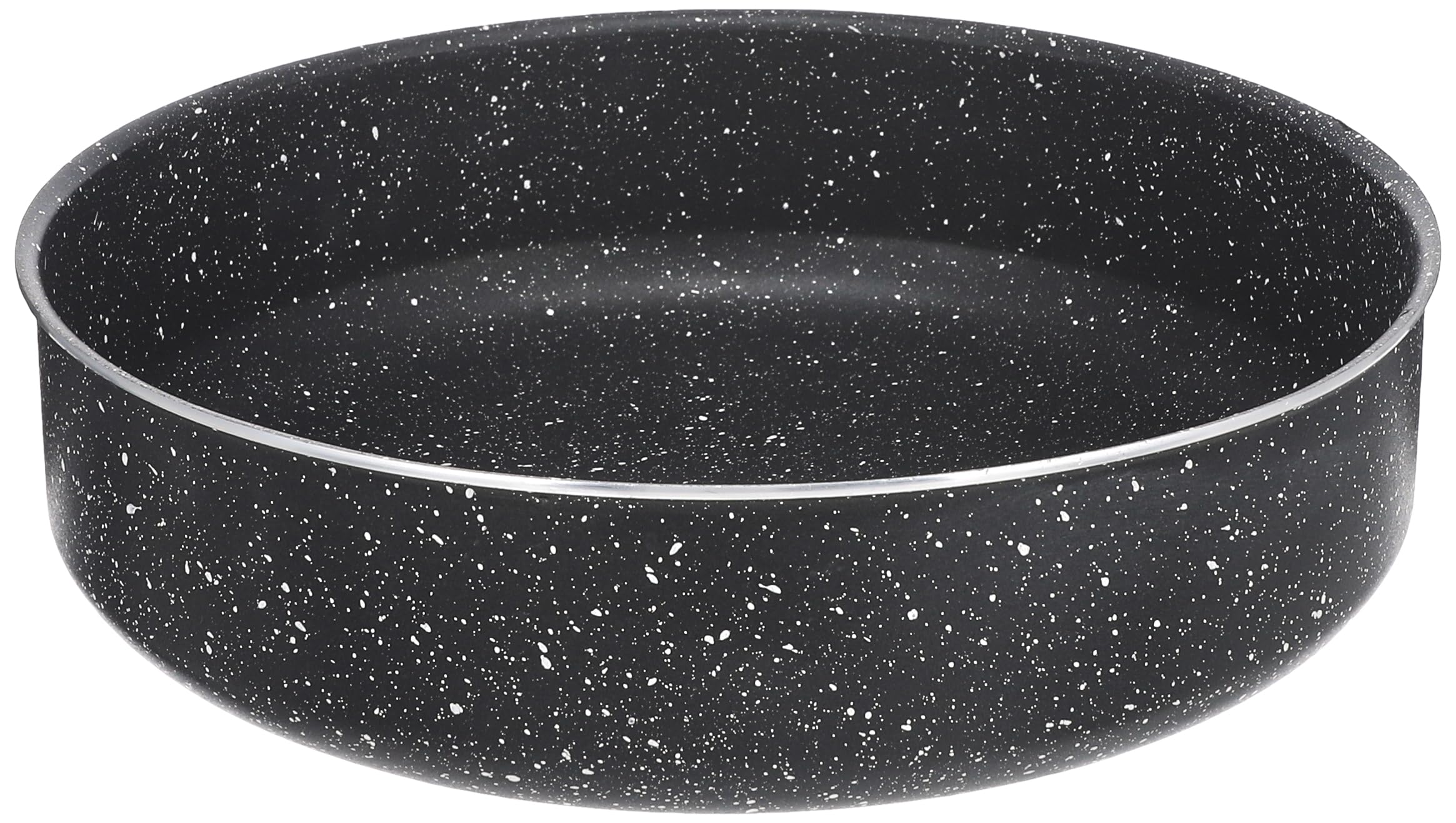 طقم صواني خبز دائري جرانيت صحي غير لاصق من الأمل إليت عدد 2 مقاس 26 و28 سم للاستخدام في الفرن