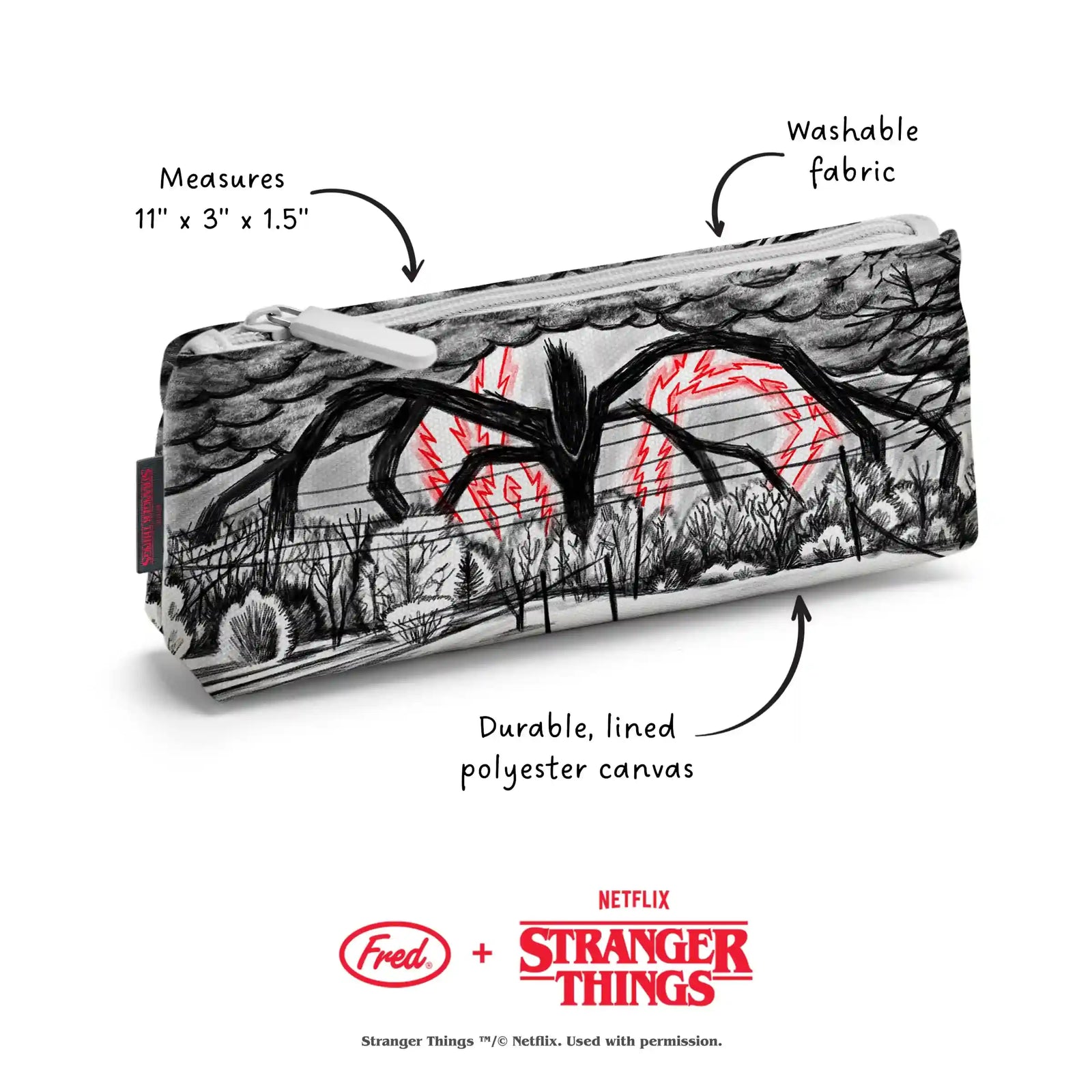 Genuine Fred Stranger Things Accessory Pouch – Mind Flayer