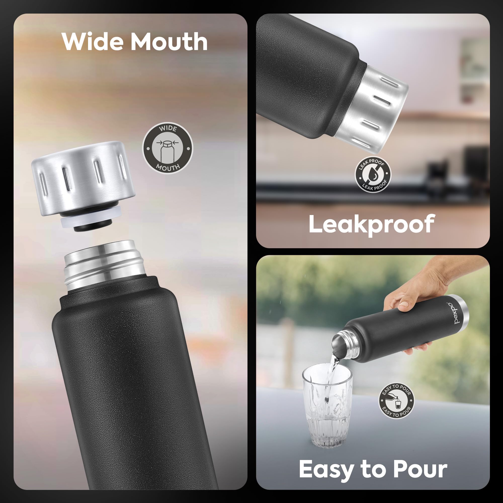 ترمس بيكسبو كاميو برو المصنوع من الستانلس ستيل والمعتمد من ISI بسعة 160 مل الخيار المثالي للحفاظ على مشروباتك بدرجة الحرارة المناسبة في أي مكان