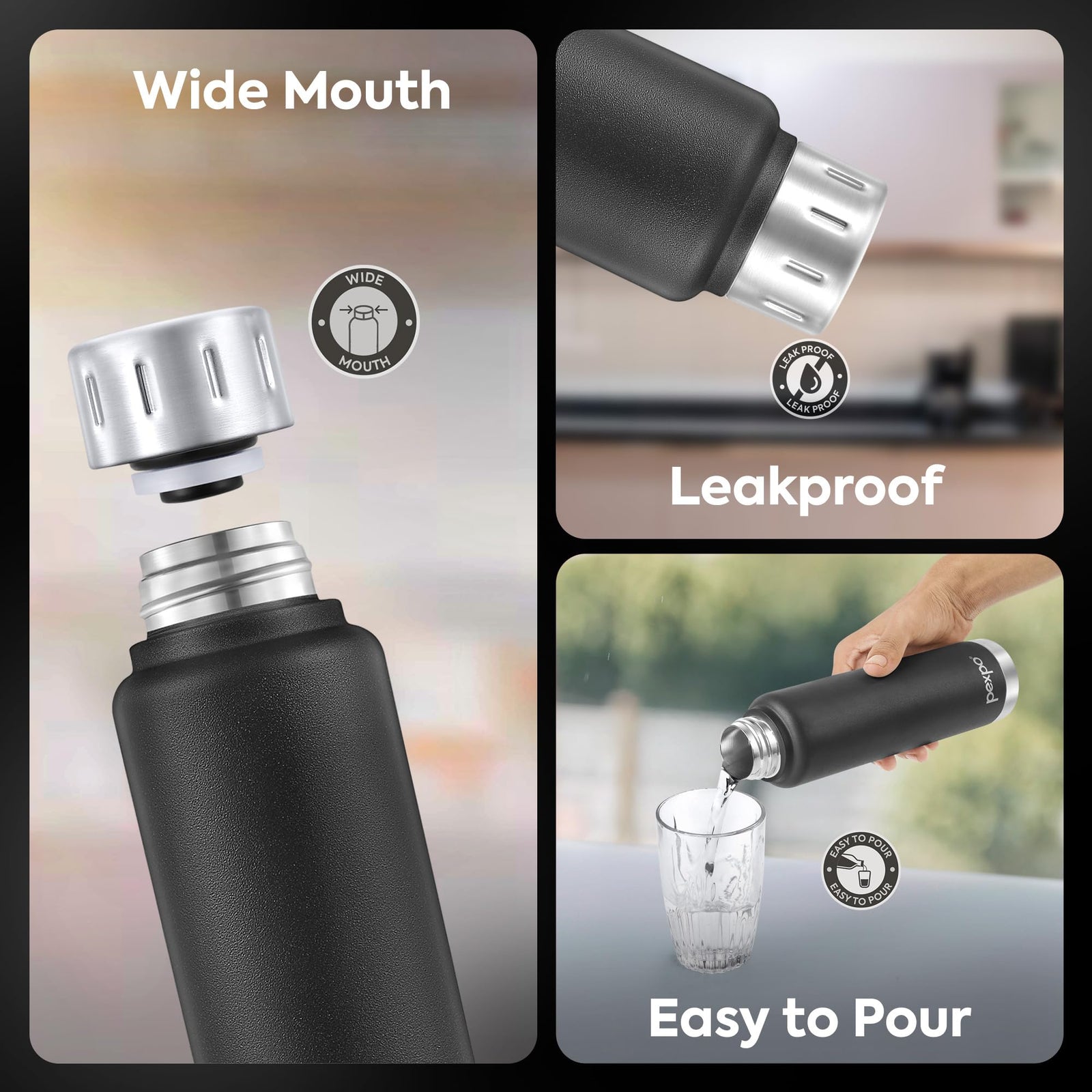 ترمس بيكسبو كاميو برو المصنوع من الستانلس ستيل والمعتمد من ISI بسعة 160 مل الخيار المثالي للحفاظ على مشروباتك بدرجة الحرارة المناسبة في أي مكان