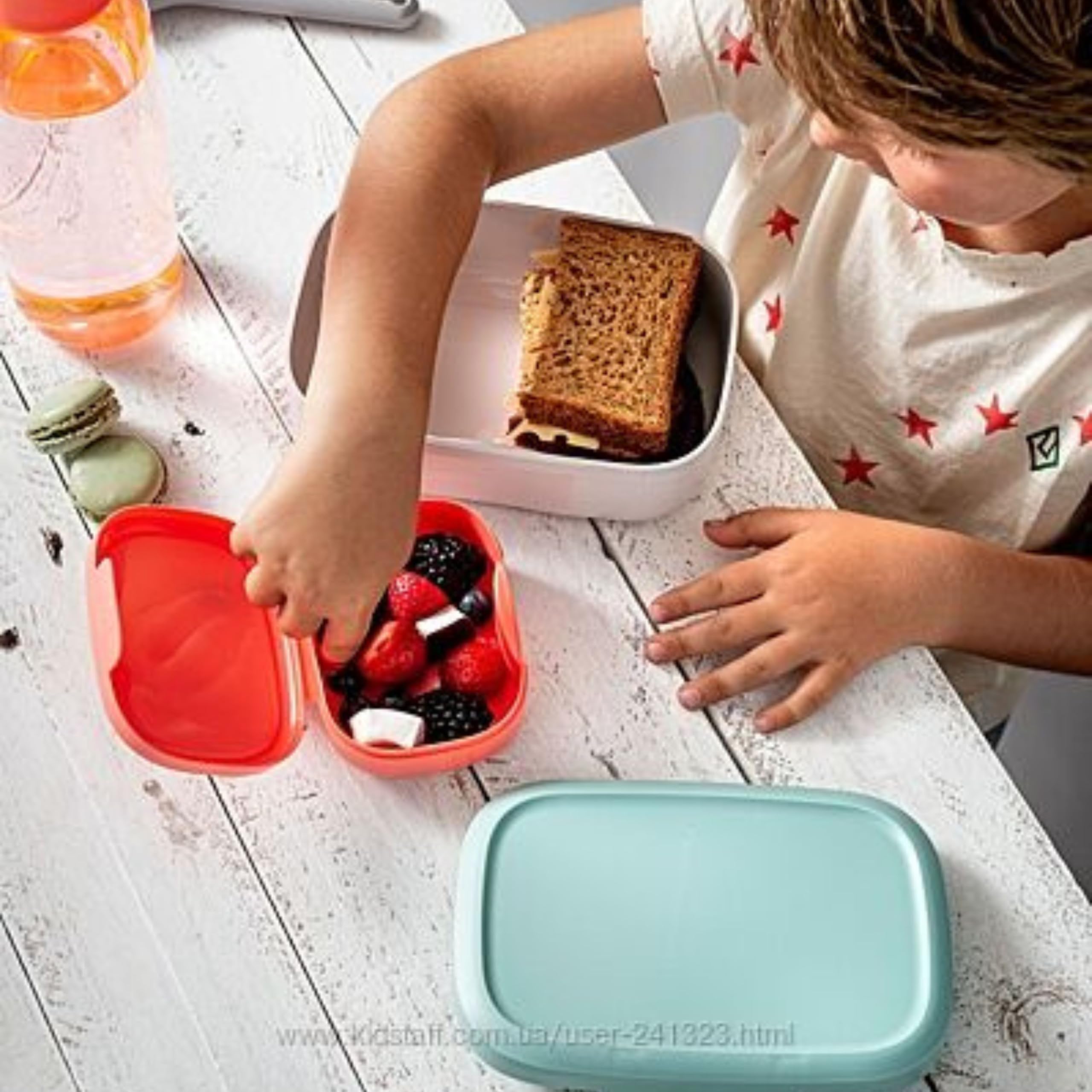 Berghoff - kids lunch Boxes 19.1x13.4x6 Made of high-quality, food-safe, BPA-free material