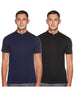 Symbol Men’s Solid Henley Regular Fit Polo - Safqqa