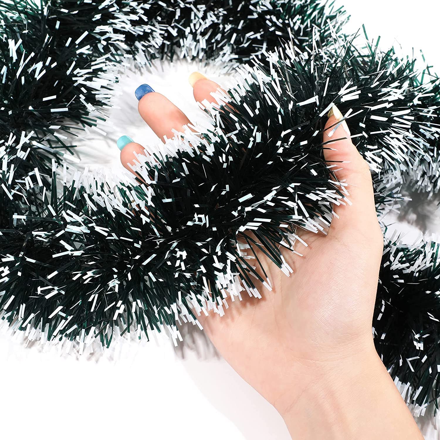 Generic Christmas Tree Decorations Made Of Shiny Twine (2 pieces)