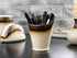 Fathy Mahmoud Office Set 6 Pieces Porcelain Hazelnut Desk Accessories