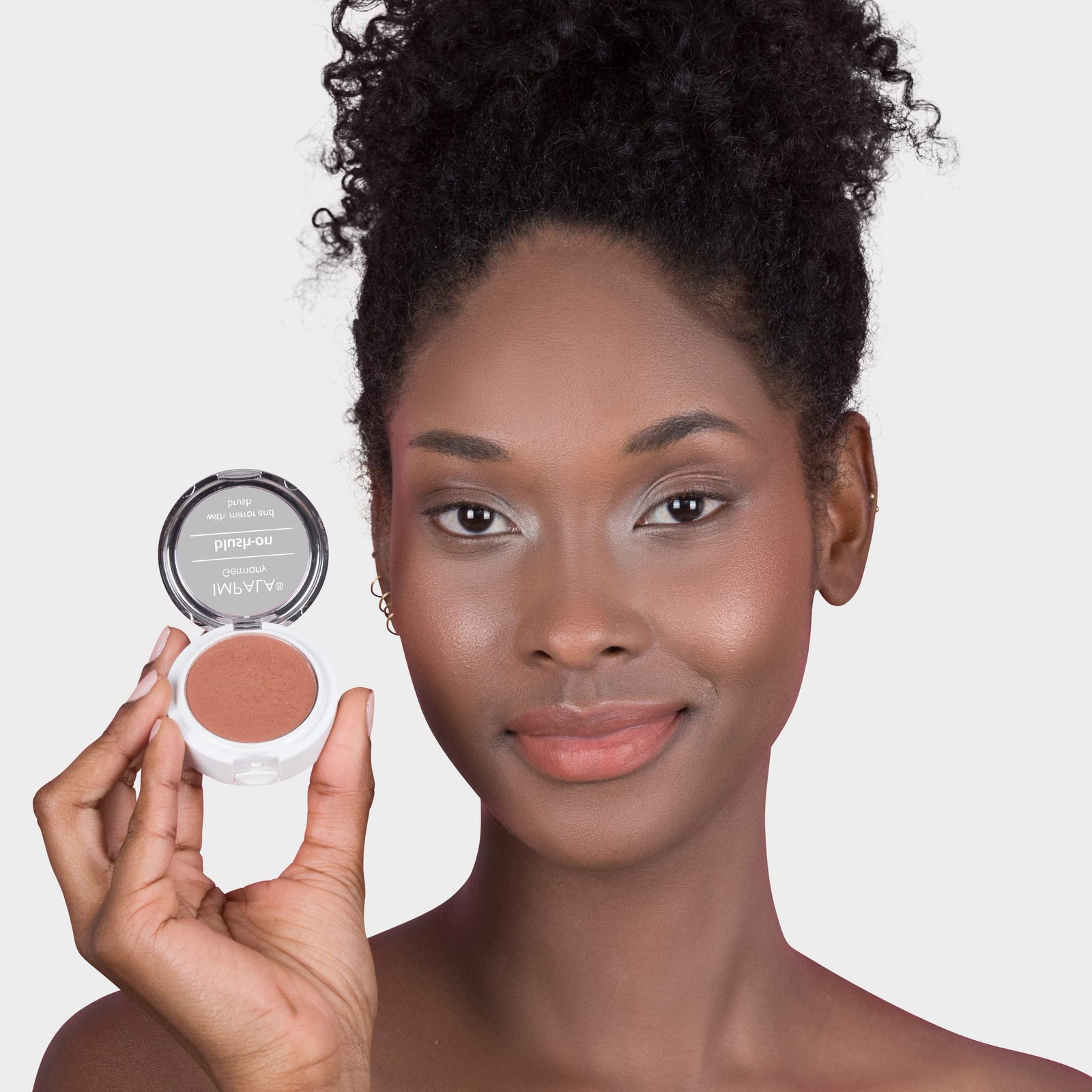 Impala Blush On Powder with Mirror & Brush – Shade 4