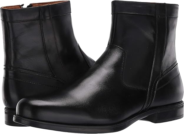 Florsheim Men Boots Black Formal Leather Footwear – Safqqa Egypt