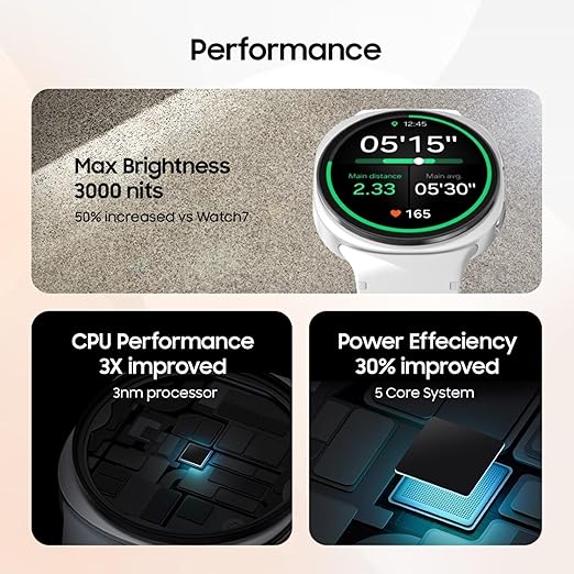 Samsung Galaxy Watch8 44mm Bluetooth Graphite Dual GPS