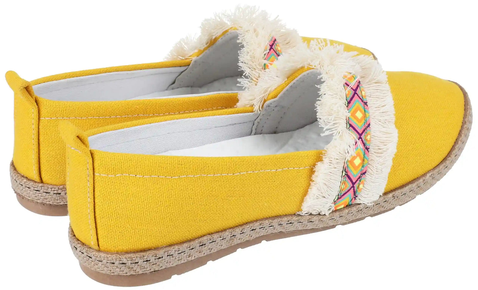 OX womens OX Canvas Slip On Shoes For Women OX1044 Loafer - Safqqa Egypt