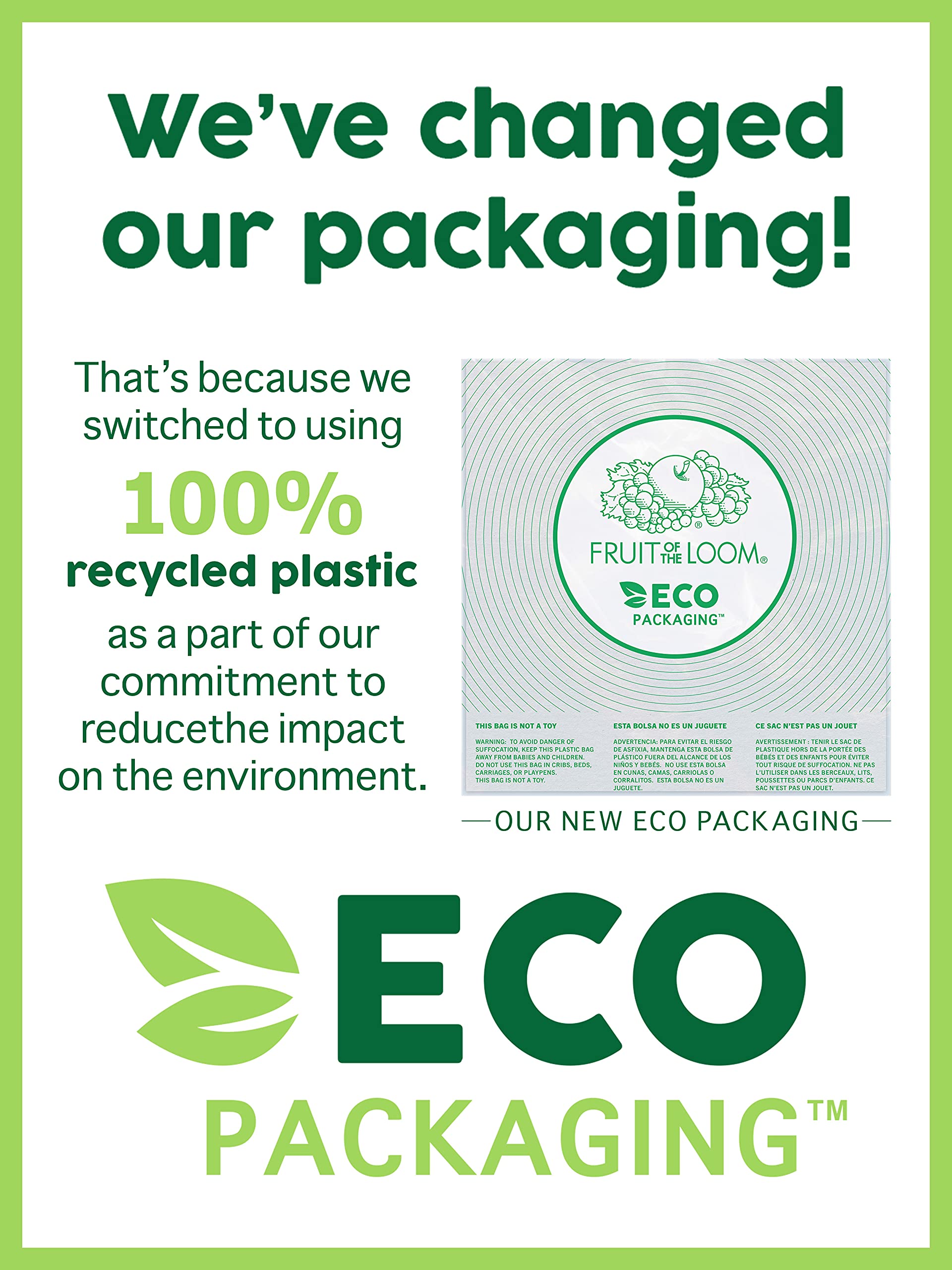 Fruit of the Loom Men's Undershirts, Pack of 6, Comfortable Everyday Basic Wear T-Shirts