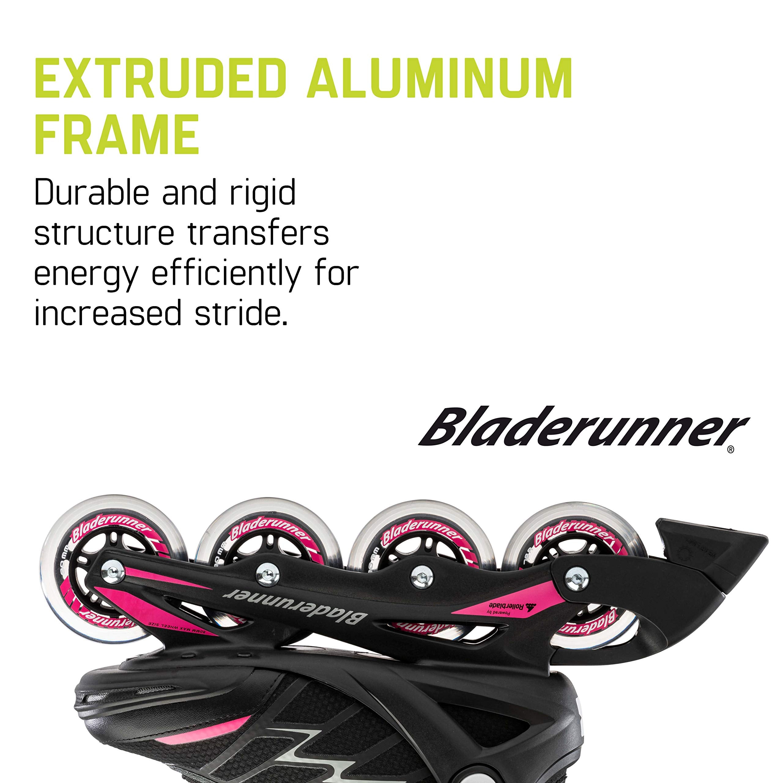 Bladerunner by Rollerblade Advantage Pro XT Women's Adult Fitness Inline Skate, Pink and Black Inline Skates