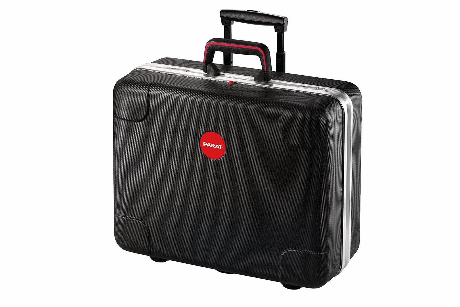 PARAT GmbH & Co. KG 535500171 حقيبة أدوات فضية قابلة للدحرجة، سوداء، كينغ