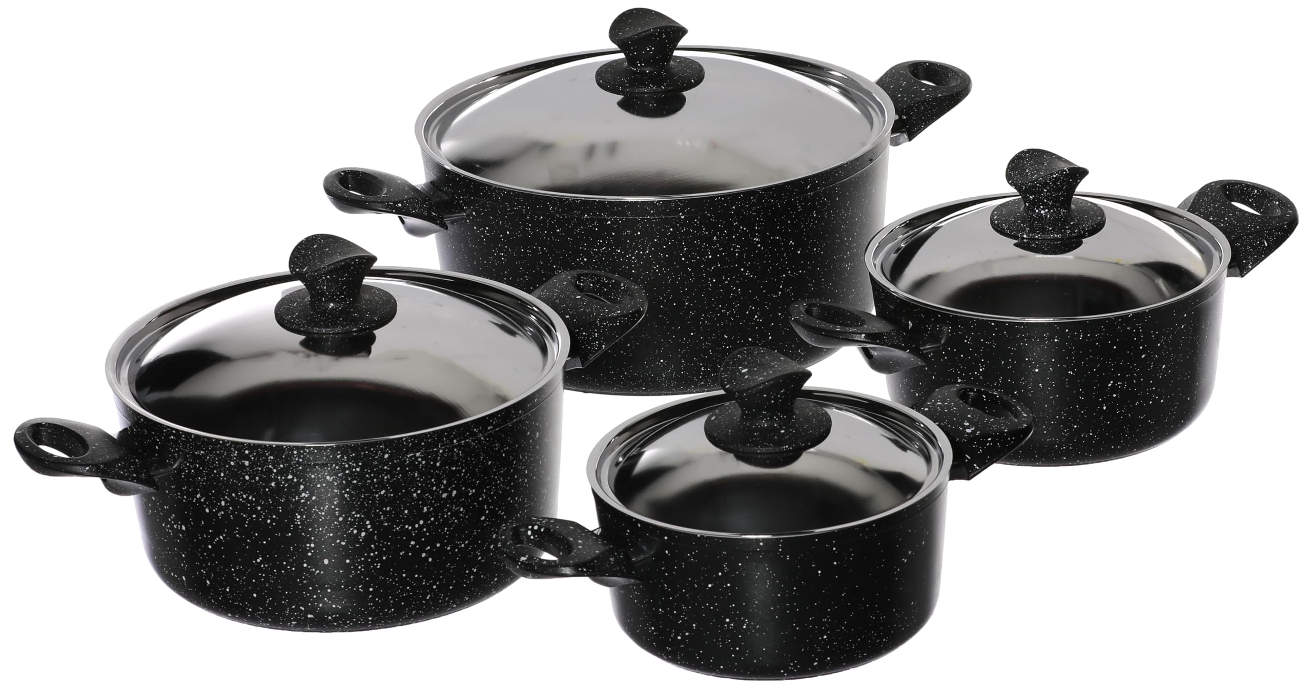 El Maleka Granite Cookware Set, 10 Pieces