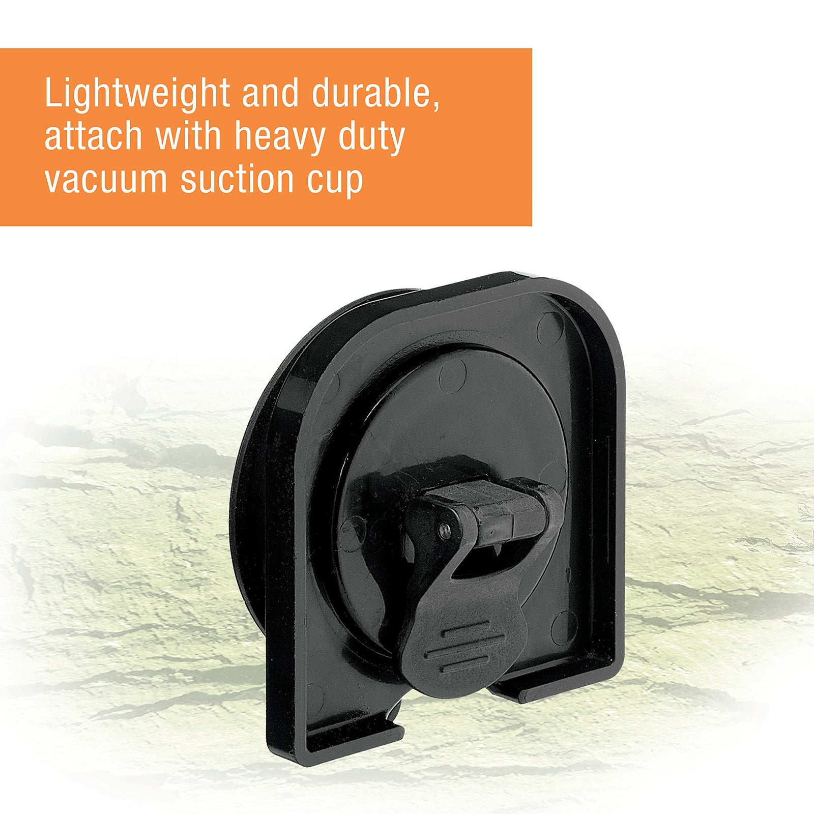 Zilla Vertical Décor Rock Feeding Ledge, Brown, 10.5 Inches, For Dogs and Cat