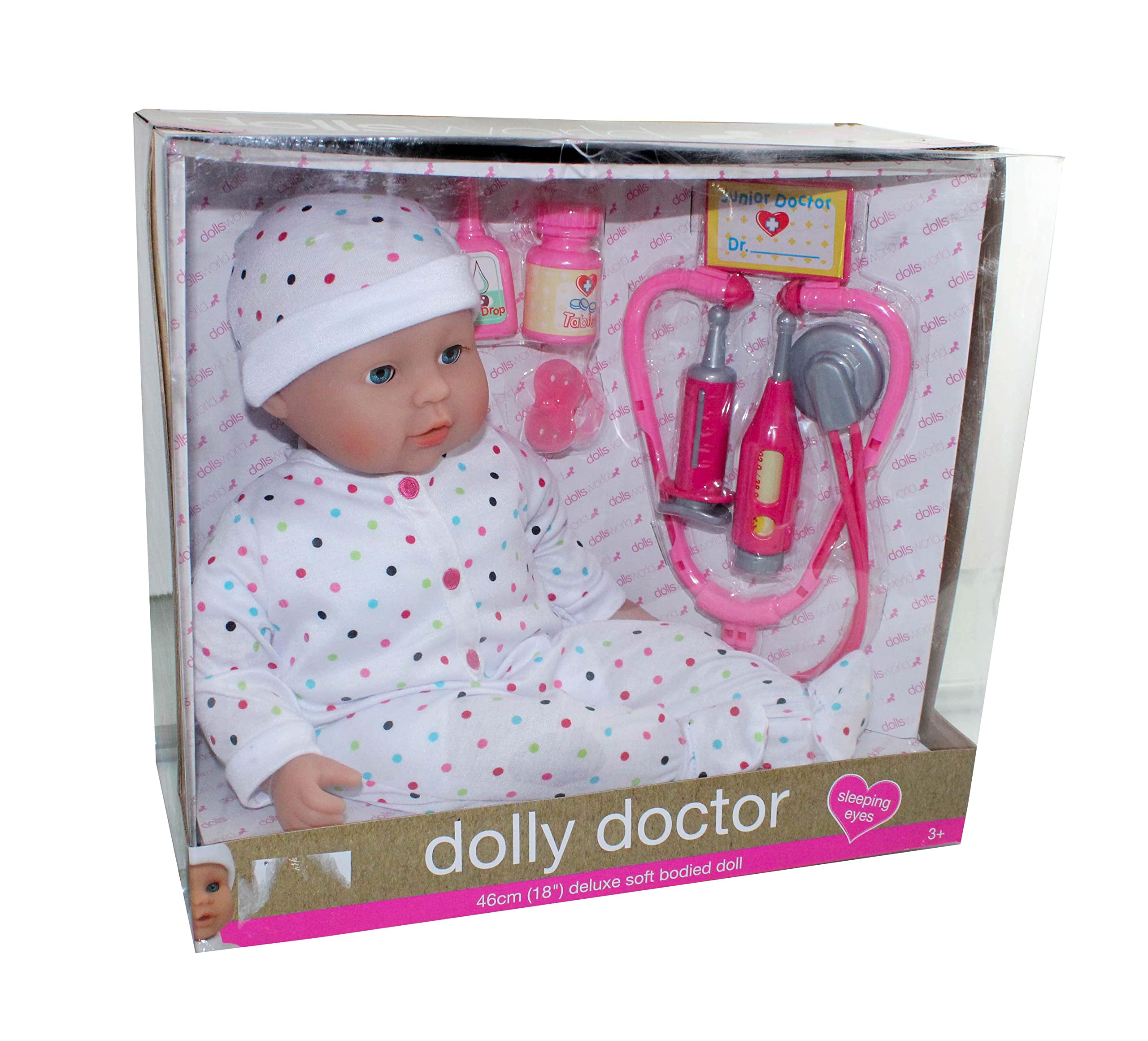 Dolls World Baby Tinkles ,Multicolor