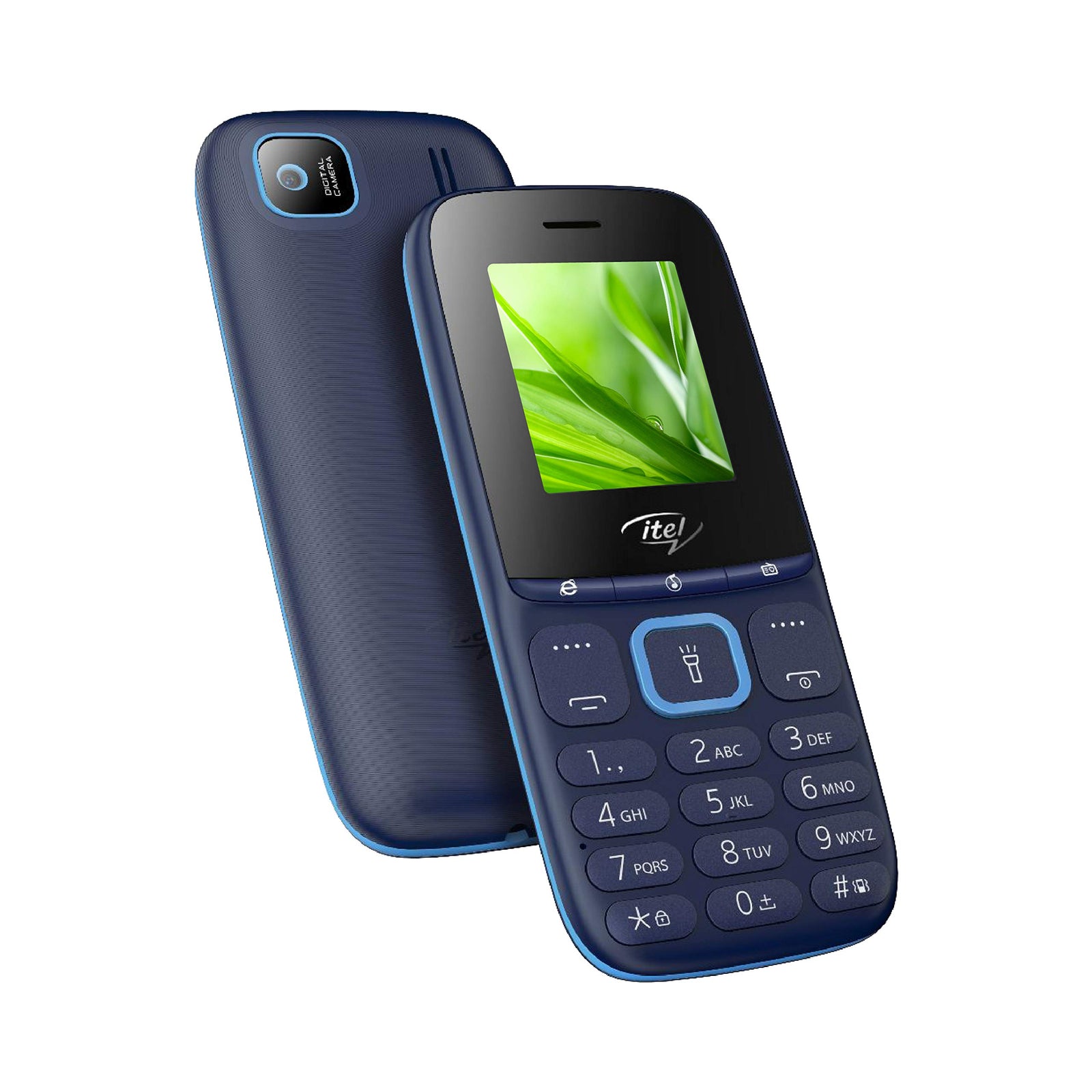 هاتف Itel it2173 (4.5 سم، 1000 مللي أمبير، أزرق داكن) - ضمان محلي لمدة عام